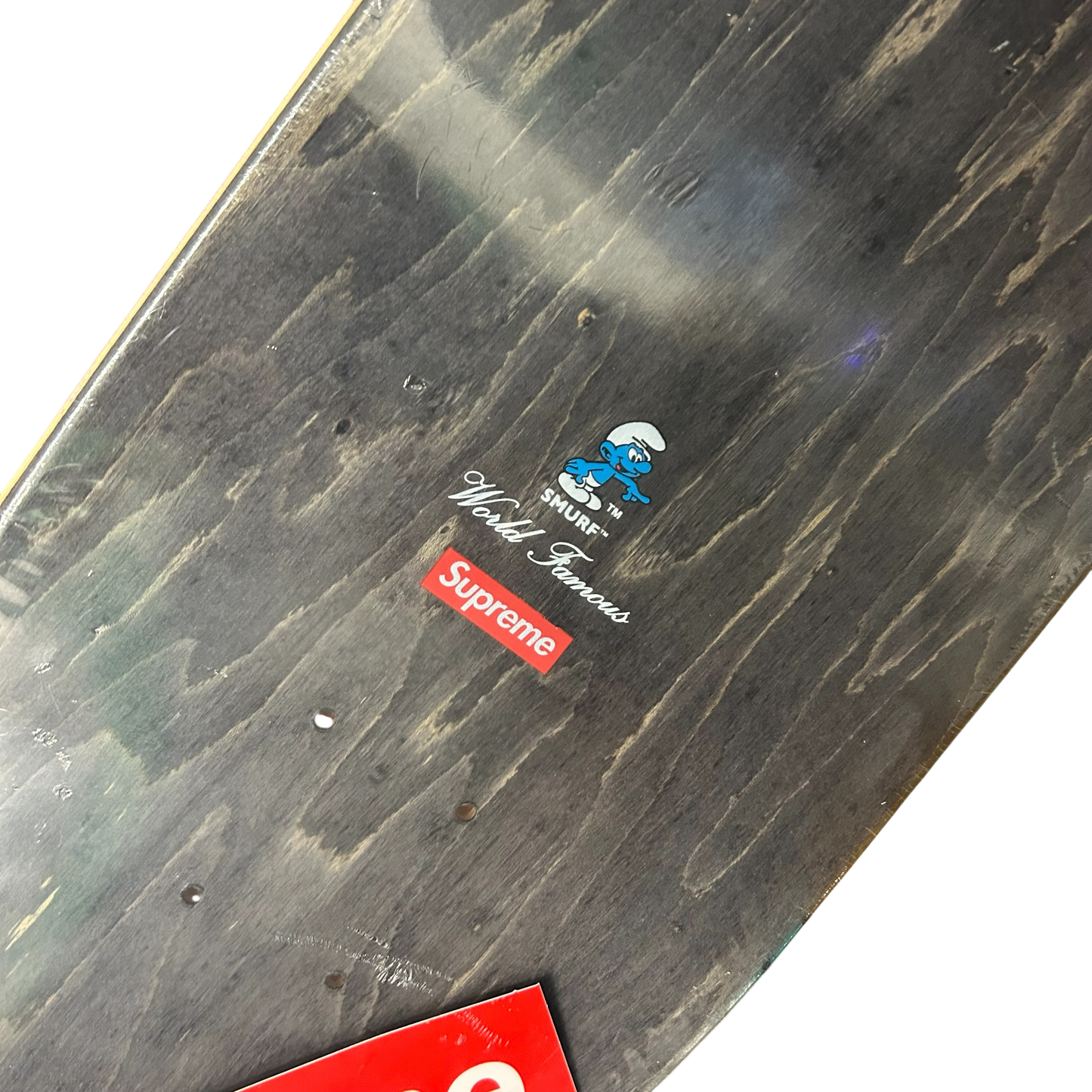 Supreme Red Smurf Skateboard