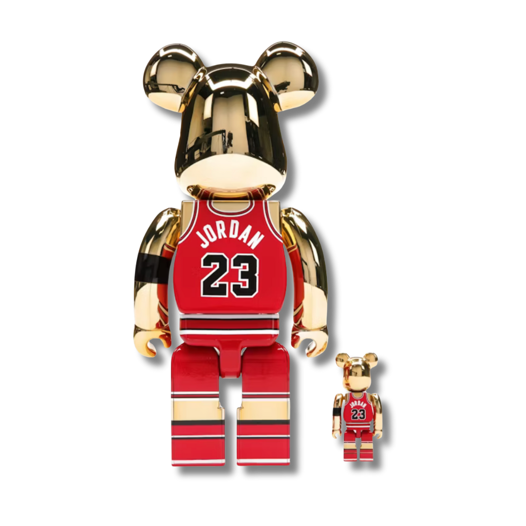 Bearbrick Michael Jordan 1985 Rookie Jersey 100% & 400 Set