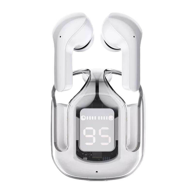 Acefast - T6 - Digital Display True Wireless Earbuds & Charging Case - Modern Grey