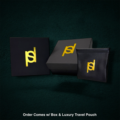 ICED Ribbon Pendant in Gold