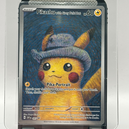 Pikachu With Grey Felt Hat