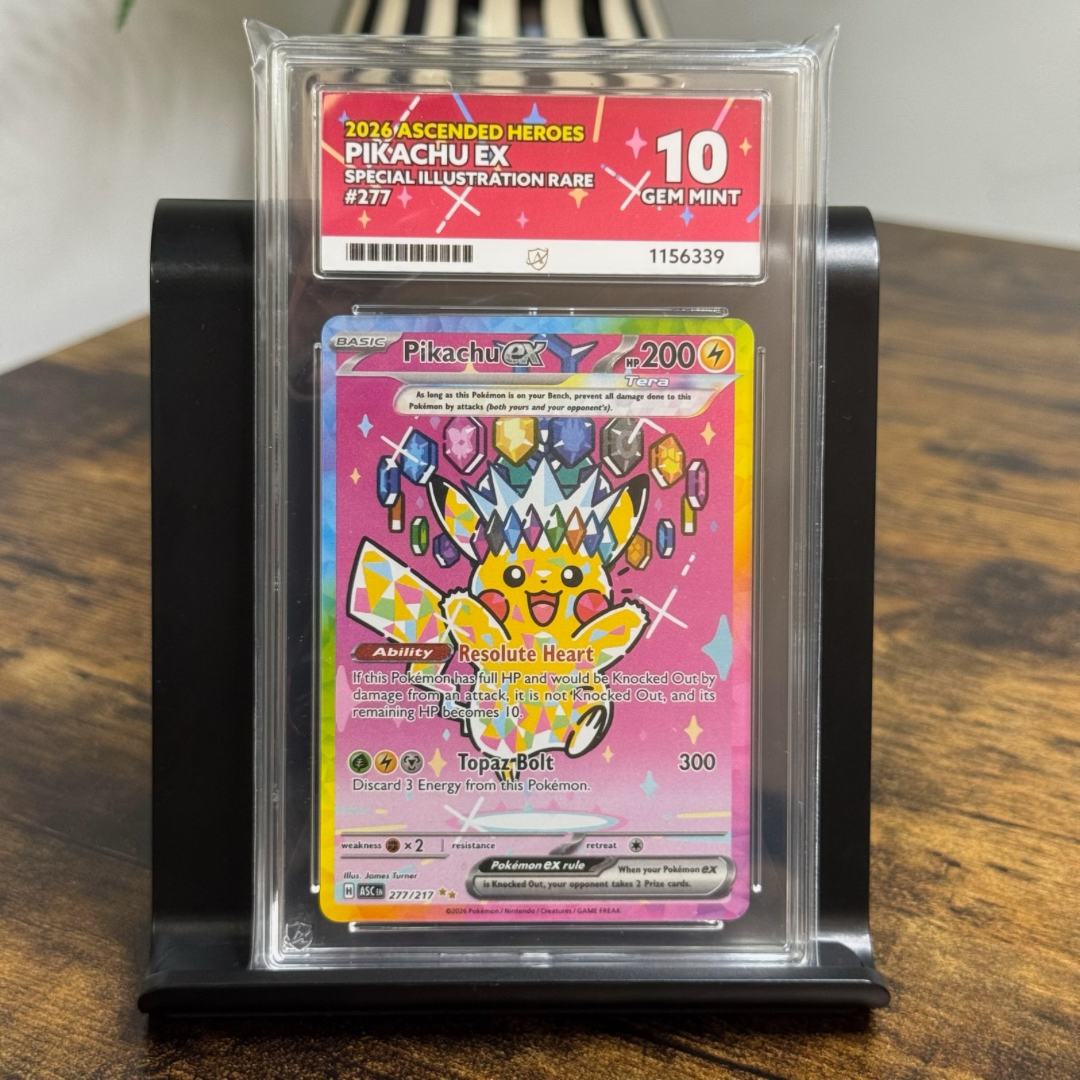 Pikachu Ex • #277 • Ace 10 (PERFECT SUBGRADES)