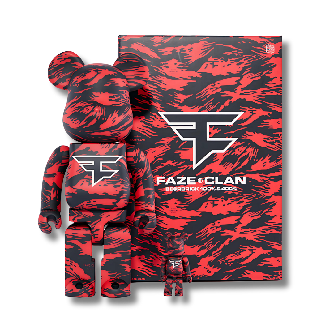 Bearbrick x Faze Clan 100% & 400% Set