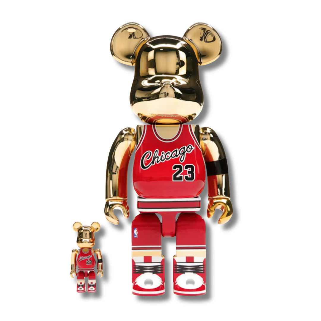 Bearbrick Michael Jordan 1985 Rookie Jersey 100% & 400 Set
