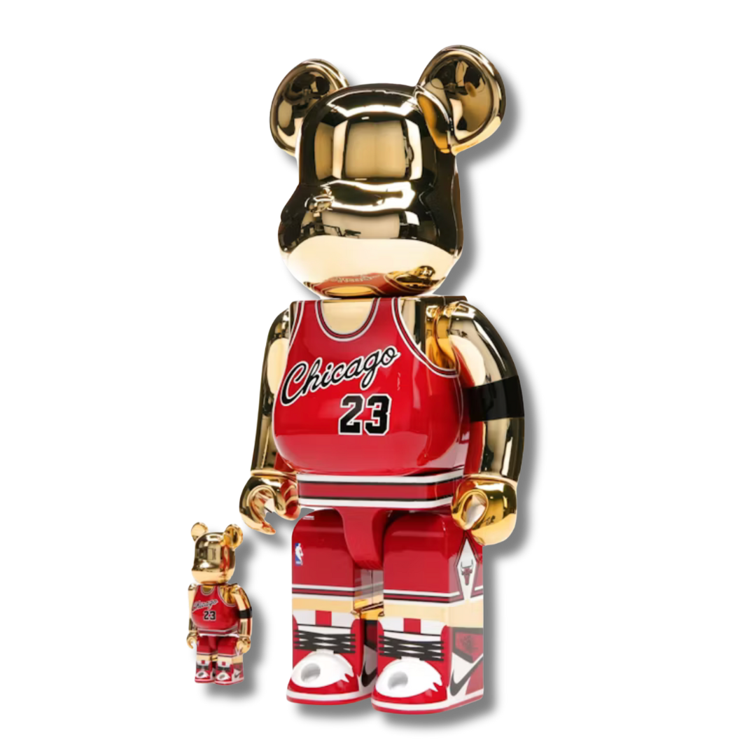 Bearbrick Michael Jordan 1985 Rookie Jersey 100% & 400 Set