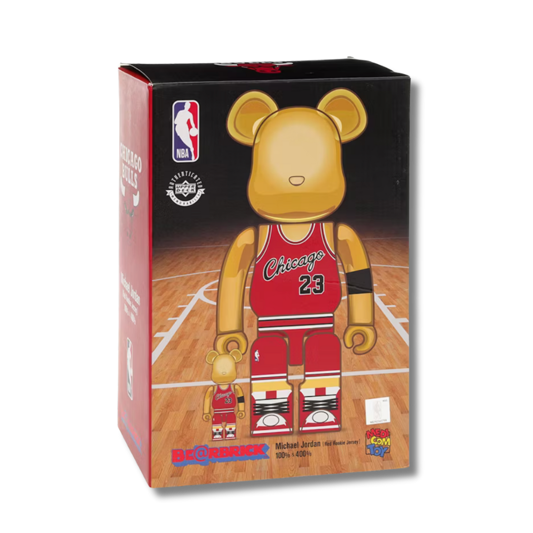 Bearbrick Michael Jordan 1985 Rookie Jersey 100% & 400 Set