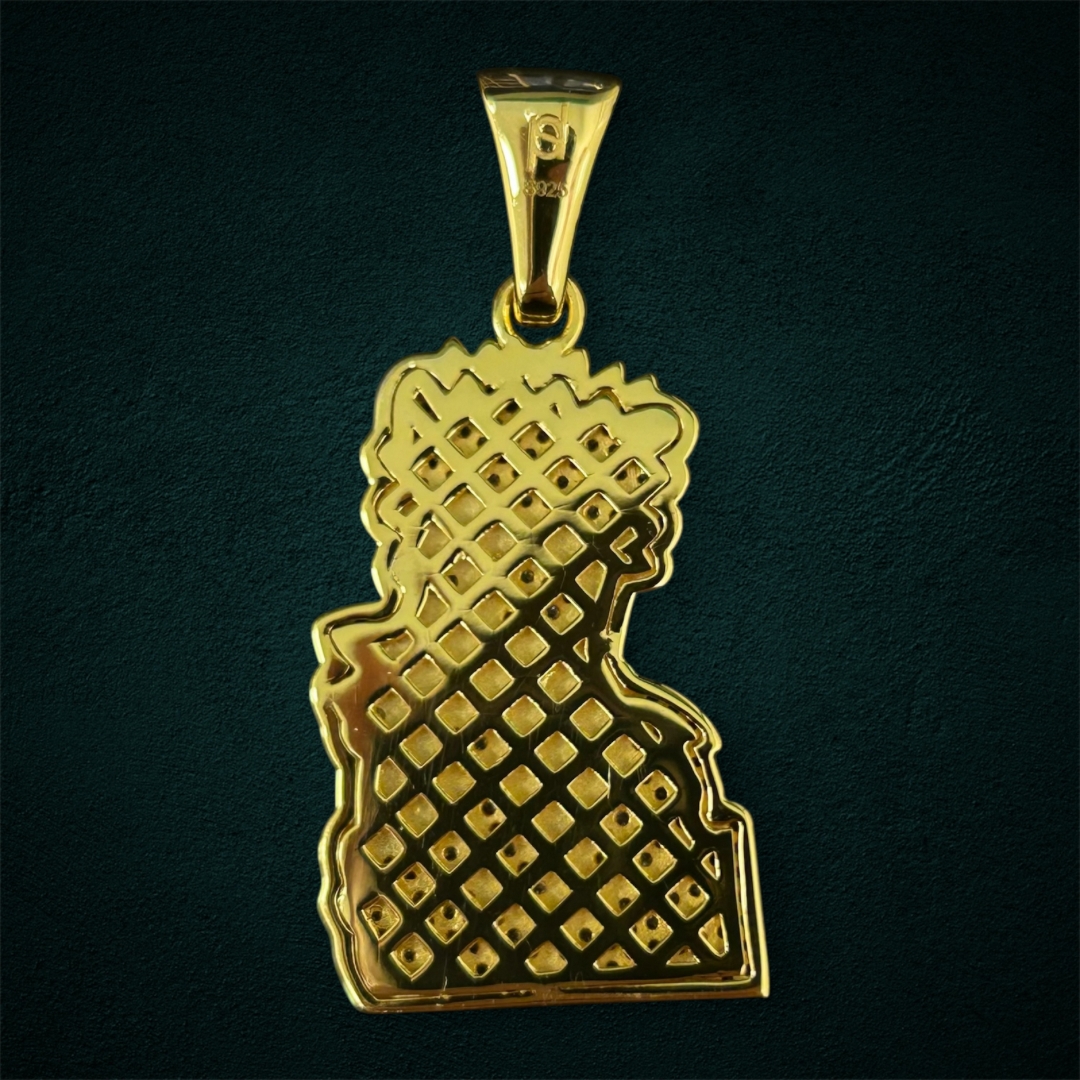 ICED Bart Pendant in Gold