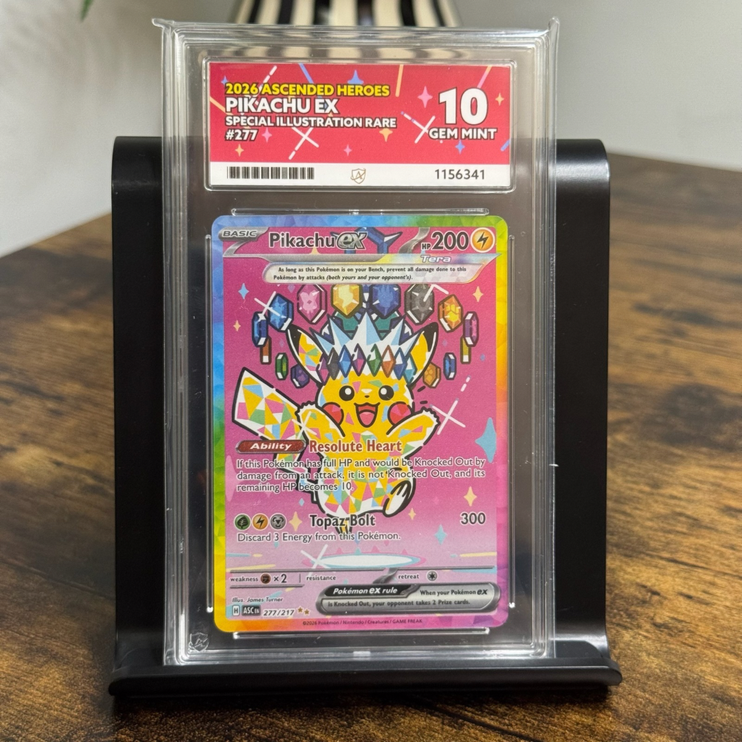 Pikachu Ex • #277 • Ace 10 (PERFECT SUBGRADES)