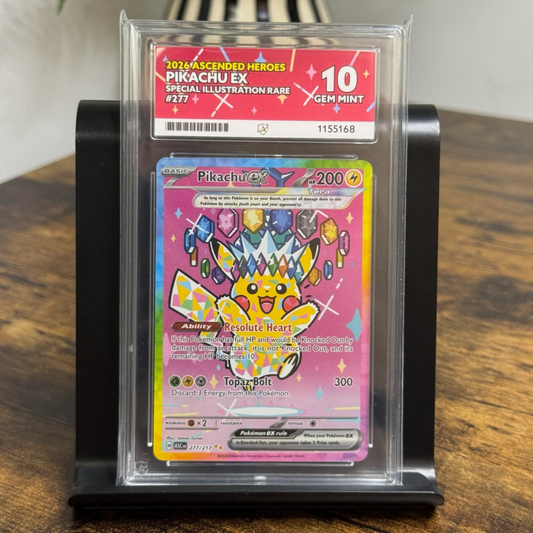 Pikachu Ex • #277 • Ace 10 (PERFECT SUBGRADES)