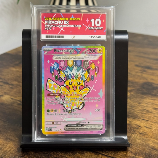 Pikachu Ex • #277 • Ace 10 (PERFECT SUBGRADES)
