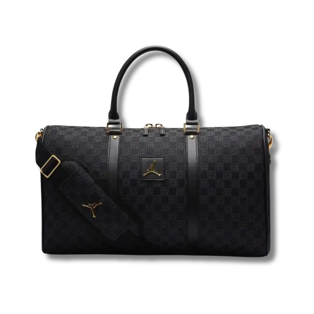 Jordan Monogram Duffle Bag - Black / Gold