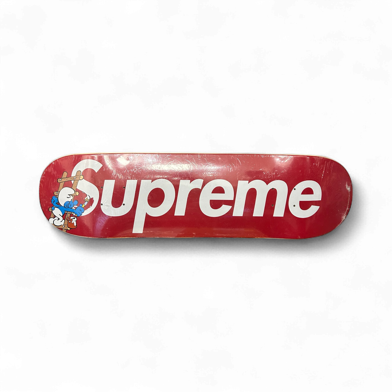 Supreme Red Smurf Skateboard