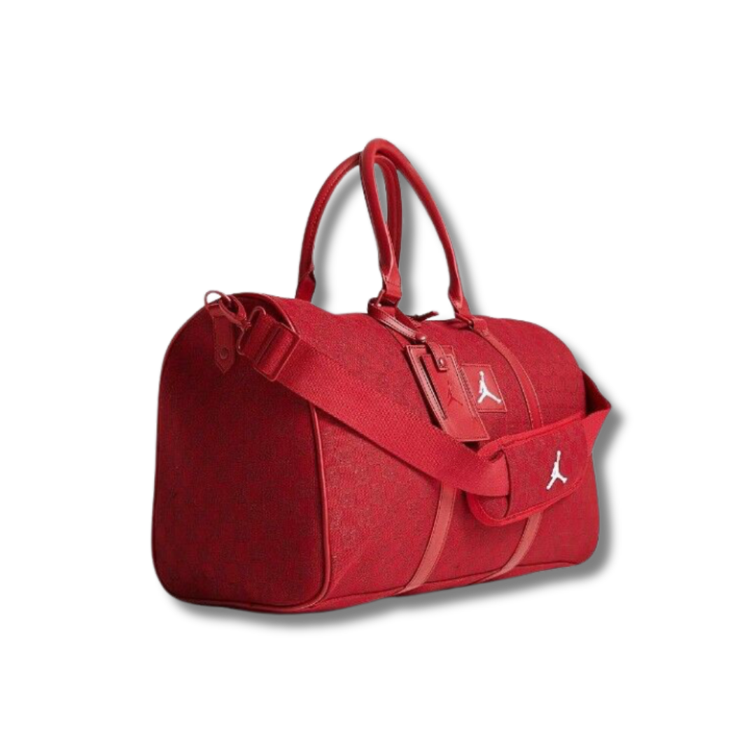 Jordan Monogram Duffle Bag - Red