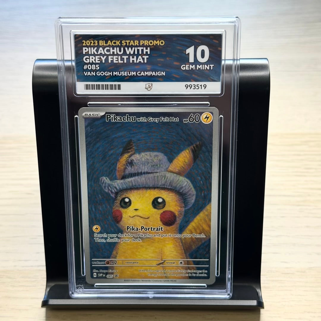 Pikachu With Grey Felt Hat • #085 • Ace 10 (Perfect Subgrade 10)