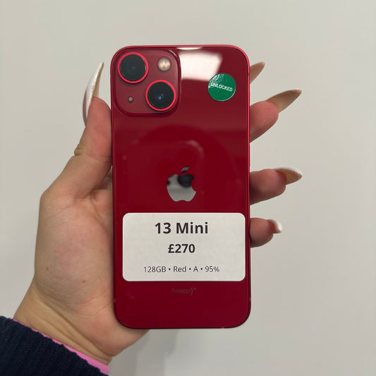 iPhone 13 Mini • 128GB • Red • A • 95%