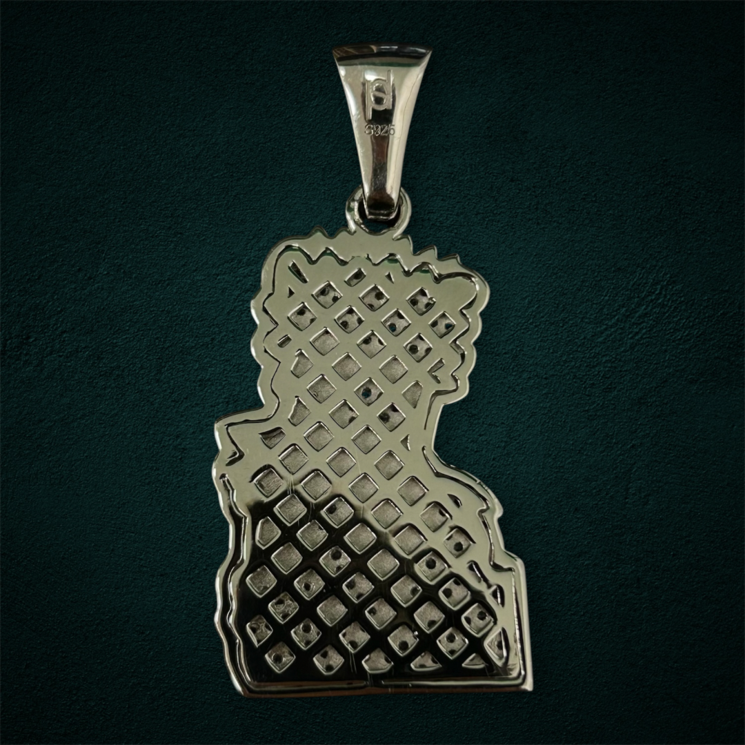 ICED Bart Pendant in White Gold
