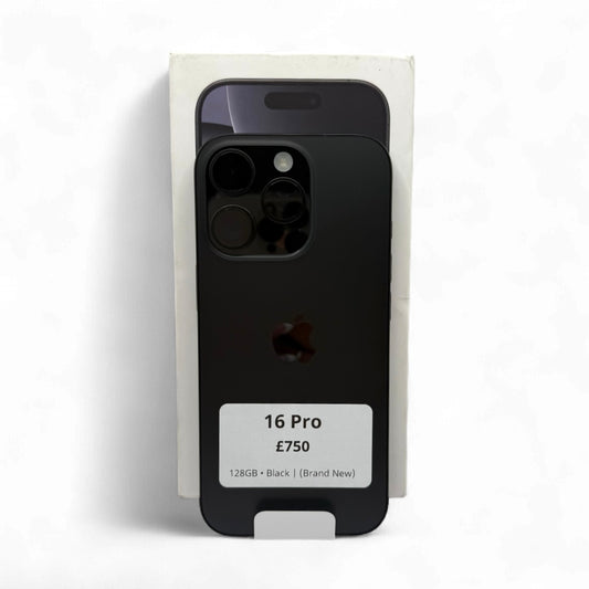 iPhone 16 Pro • 128GB • Black | (Brand New)