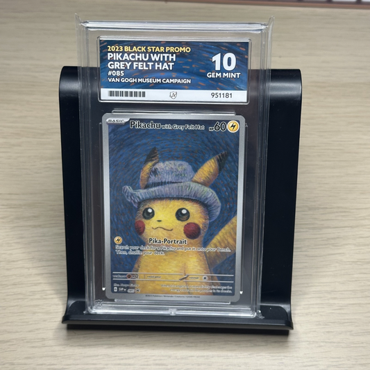Pikachu With Grey Felt Hat• #085 • Ace 10
