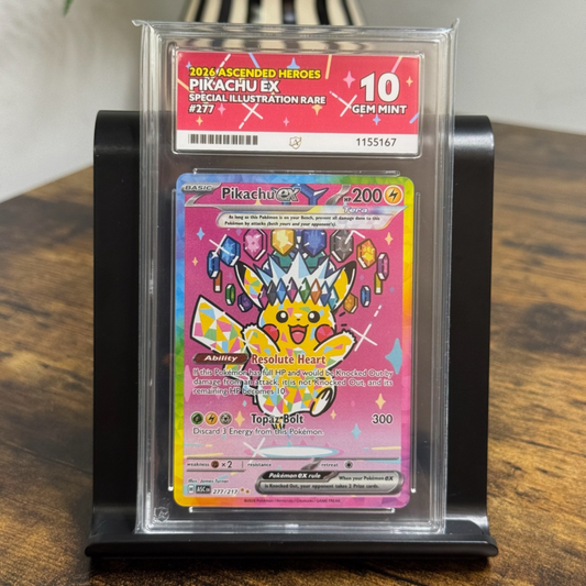 Pikachu Ex • #277 • Ace 10 (PERFECT SUBGRADES)