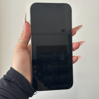 12 Pro Max • 128GB • Graphite • B- • 85%