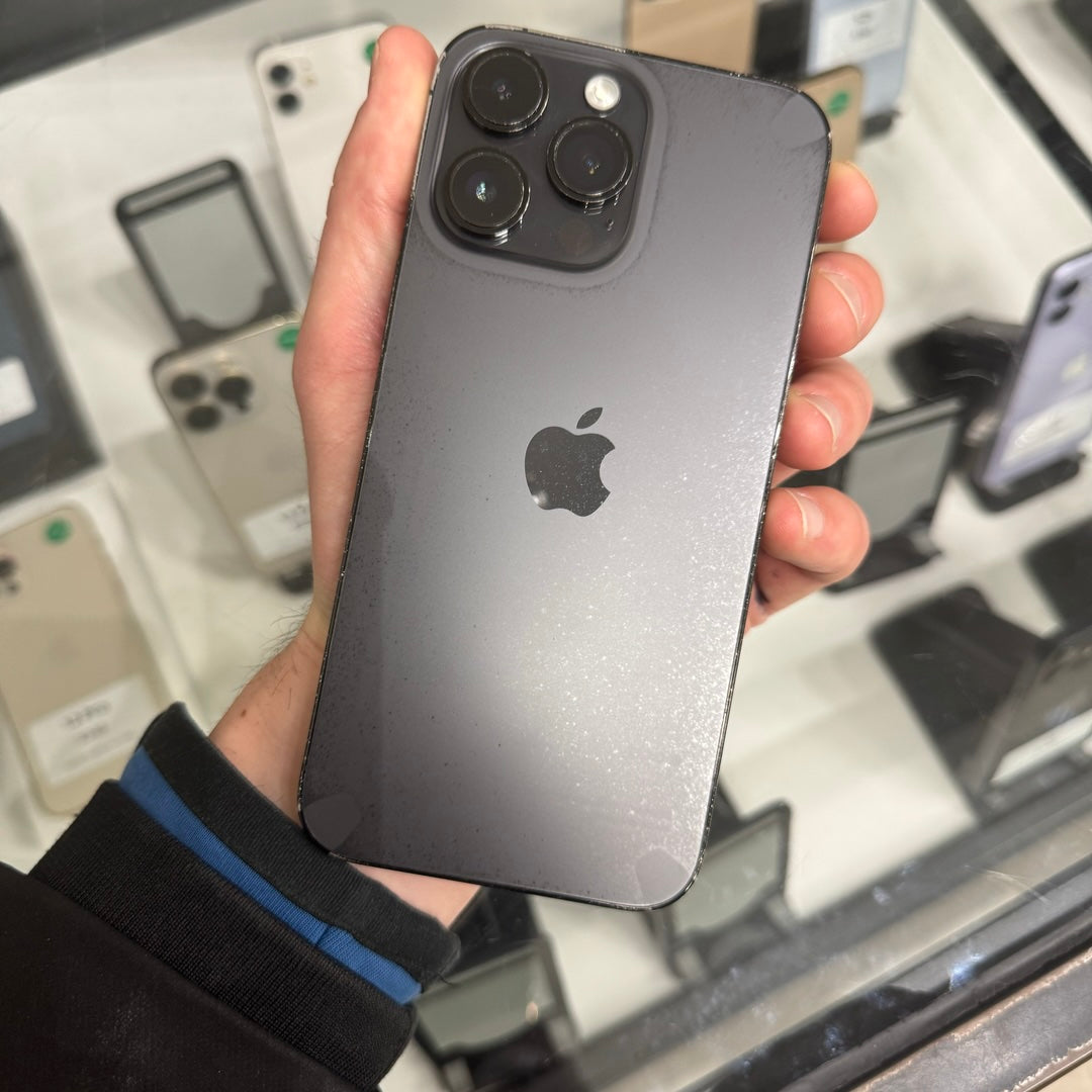iPhone 14 Pro Max • 128GB • Black • C • 87%