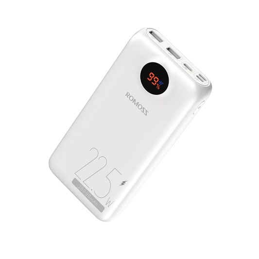 Romoss - SW30PF - 30,000mAh 22.5W Digital Display Powerbank - White